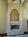 Fireplace Faux Finish Wall and Niche